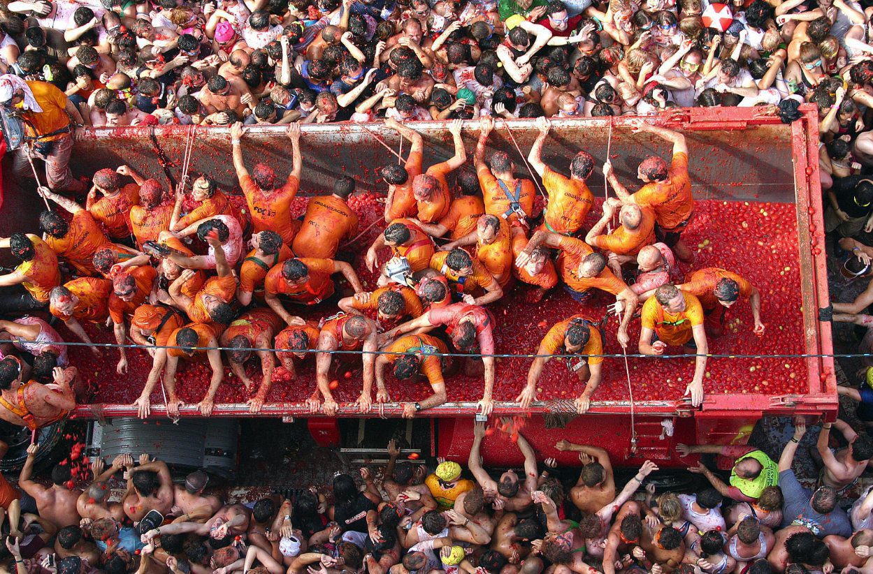 جشواره La Tomatina اسپانیا